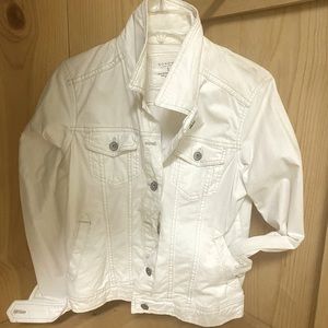 Sonoma White Denim Jacket